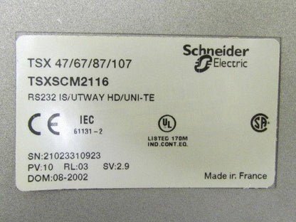 AEG Schneider Telemecanique TSXSCM2116 TSX SCM 2116 NIB