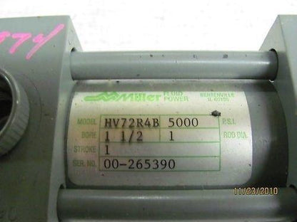 Miller Cycinder HV72R4B 1 1/2" Bore 1" Stroke 5000 PSI