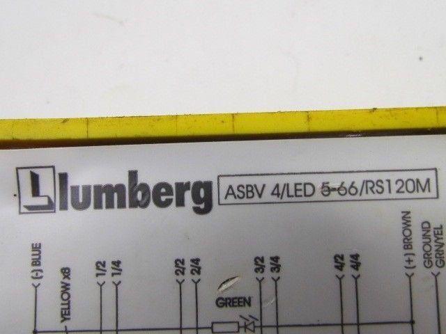 Lumberg ASBV 4/Led  5-66/RS120M 4Port Sensor Input Block