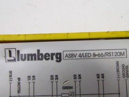 Lumberg ASBV 4/Led  5-66/RS120M 4Port Sensor Input Block