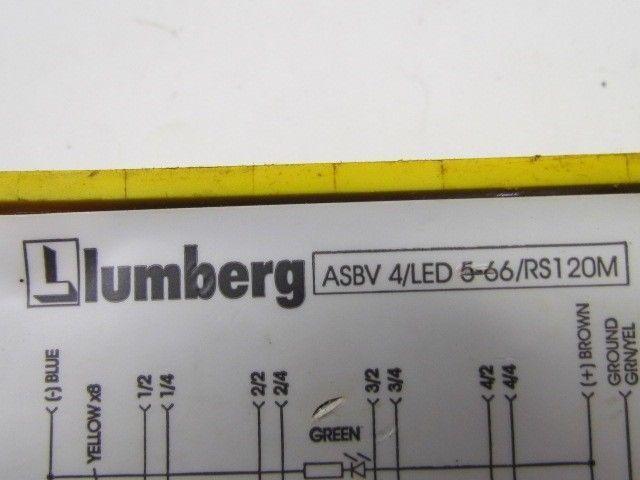 Lumberg ASBV 4/Led  5-66/RS120M 4Port Sensor Input Block
