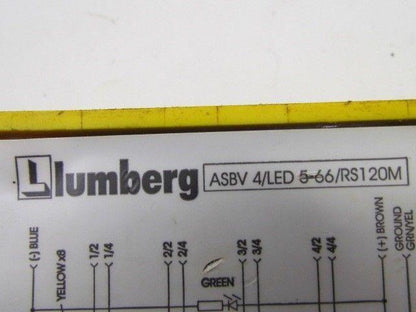 Lumberg ASBV 4/Led  5-66/RS120M 4Port Sensor Input Block