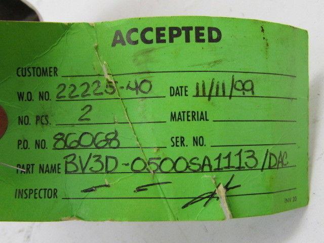 Dmic Delaware Manufacturing Ind BV3D-0500SA-1113/DAC 3W Pneumatic Actuated Valve