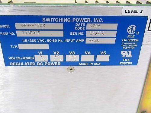 Switching Power OFSX-150M P/N 7380025 Power Supply