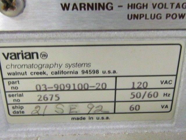 Varian 9100 Autosampler Needs Calibration 03-909100-20