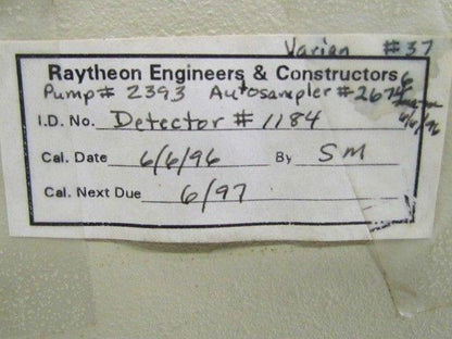 Varian 9100 Auto Sampler 03-909100-20 12V 50/60Hz