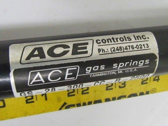 Ace Controls GS-28-300-CC-R-2500 Gas Spring 300mm Stroke Mounts 733MM on Center