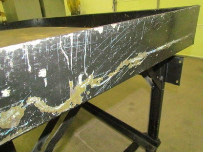 Vintage Industrial Steel Workbench w/ 36x72" Butcher Block Dated 1945 34" High