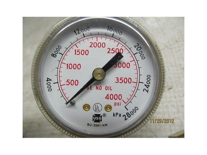 AGA 301-AR/CD 60 Gas Regulator for Helium Argon & Nitrogen 60 SCFH 4000 PSI