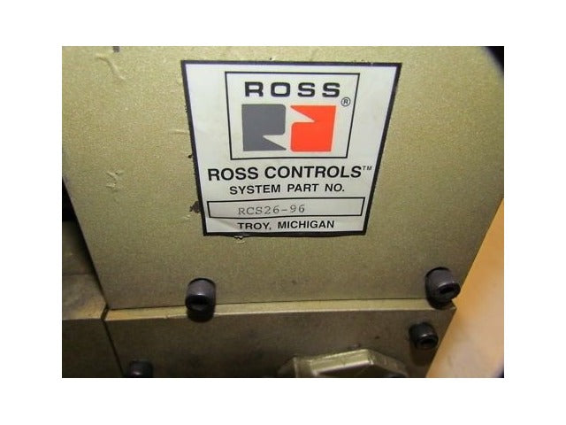 Ross Controls RCS26-96 Press Control Assy Pneumatic Valve