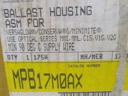 GE Lighting Systems MPB17MOAX Multivolt Ballast Housing