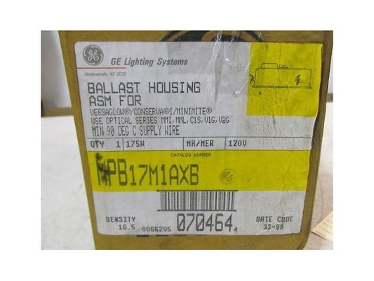GE Lighting Systems MPB17M1AXB Ballast Housing 175W120V