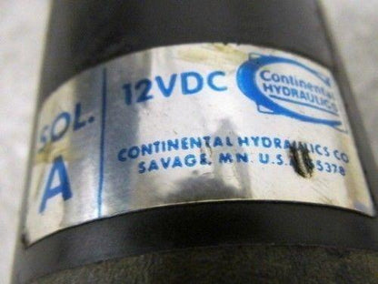 Continental Hydraulics 12VDC Sole No. 39391 Solenoid