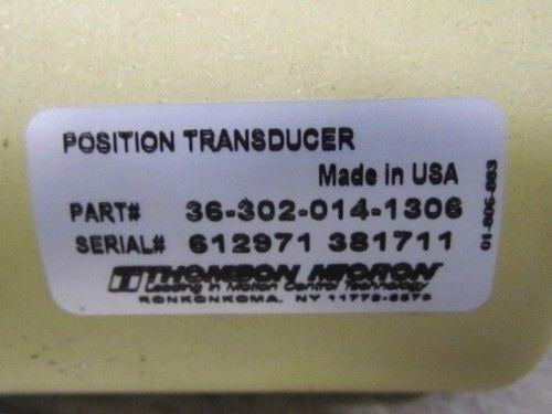 Thomson Micron Position Transducer 36-302-014-1306 NEW