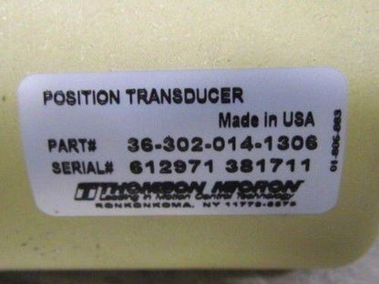 Thomson Micron Position Transducer 36-302-014-1306 NEW