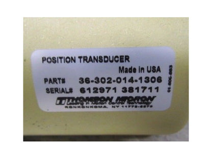 Thomson Micron Position Transducer 36-302-014-1306 NEW