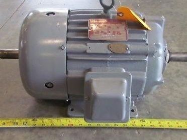 Delco 2G2404Z4 High EFF 3 PH 460 Volt Electric Motor 2HP 213Z Frame