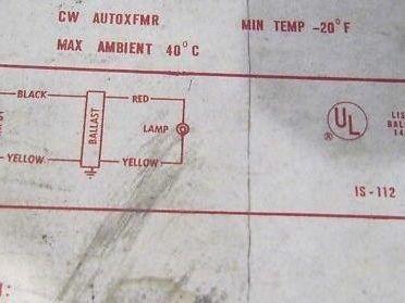 GE 15G7074W High Intensity Lamp Ballast 15G7024 Unused