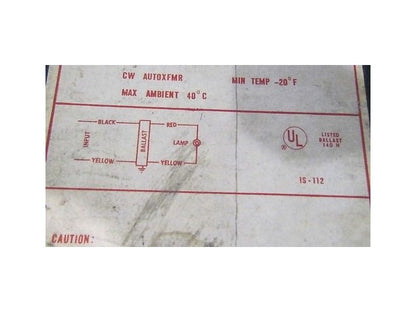 GE 15G7074W High Intensity Lamp Ballast 15G7024 Unused
