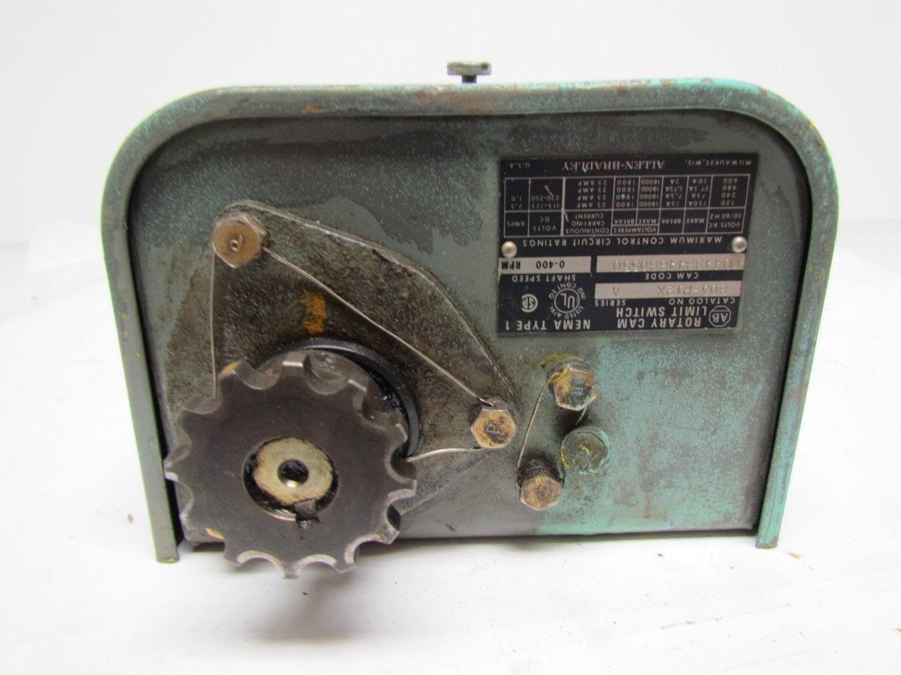 Allen Bradley 803-P12X Rotating Cam Limit Switch