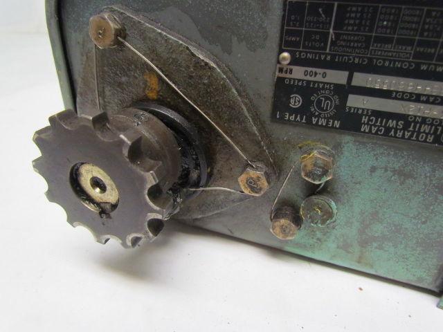 Allen Bradley 803-P12X Rotating Cam Limit Switch