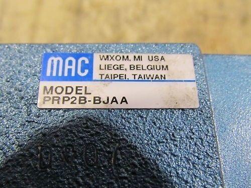 Mac SAndwich Dual Pessure Regulato Valve PRP2B-BJAA