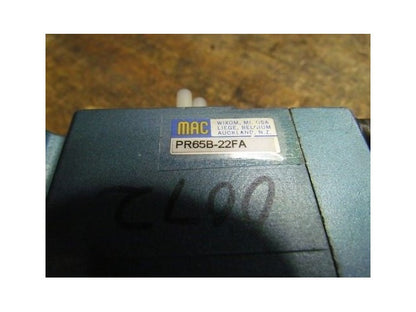 Mac PR65B-22FA Pressure Regulator