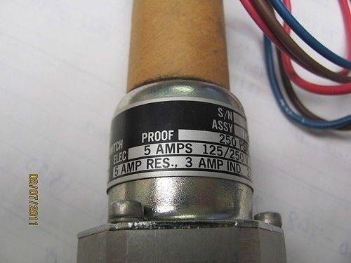 ITT Neo0Dyn 115P1C3-168 Pressure Switch 28VDC 1/4 NPT