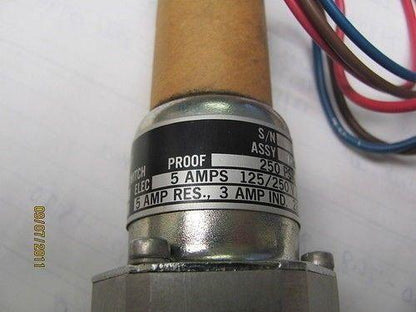 ITT Neo0Dyn 115P1C3-168 Pressure Switch 28VDC 1/4 NPT