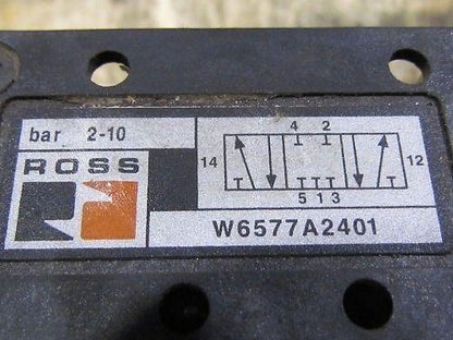 Ross W6577A2401 24 vdc Solenoid Valve NIB