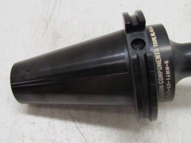 Precision Components Cat 50 V-Flange 6" Extended Length End Mill Holder 14 mm
