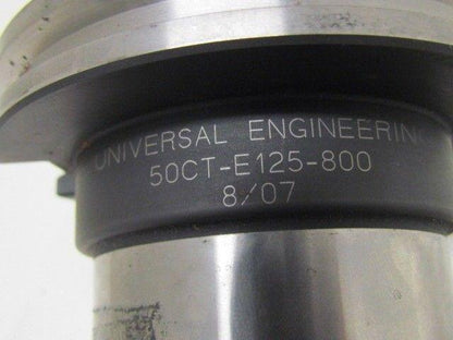 Universal Engineering 50CT-E125-800 1 1/4" End Mill Holder 7 7/8" Projection