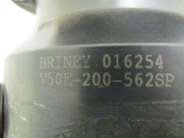 Briney V50E-200-562SP Cat 50 2" End Mill Holder 5 1/2" Projection Coolant