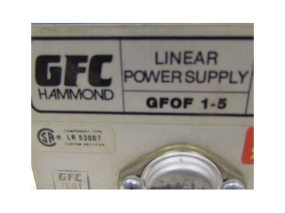 GFC Hammond GFOF 1.5 Linear Power Supply