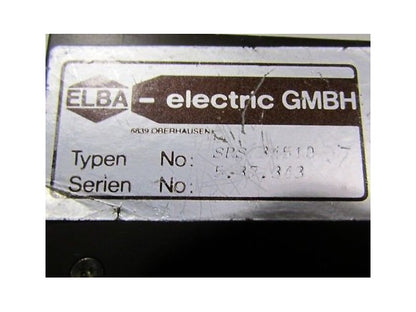 ELBA SRS 34510 Power Supply Board