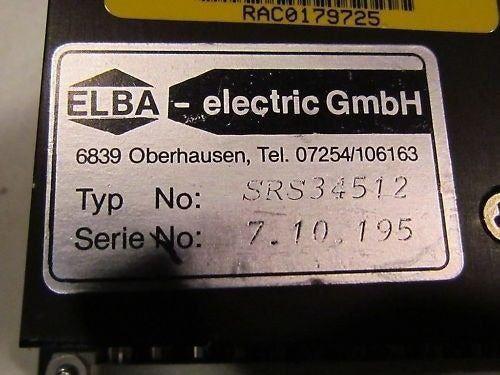 ELBA Electric SRS34512 Power Supply