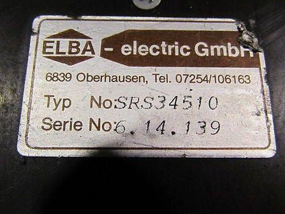 ELBA Electric SRS34510 Power Supply