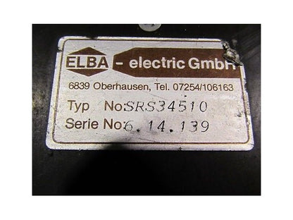 ELBA Electric SRS34510 Power Supply