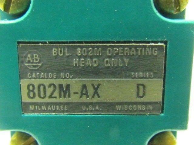 802M-AJNF Ser E Limit Switch W/802M-XJ9NF Ser B Body W/ Rocker Arm Allen Bradley