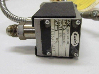 Nordson 807994A Single Outlet Applicator Head Mod H201ZC-NC 230V 100W 350 Degree