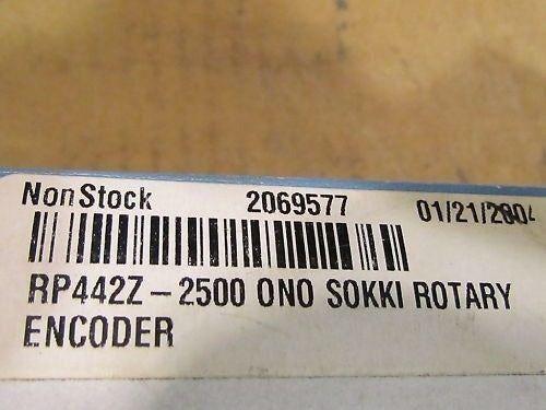 ONO Sokki RP442Z-2500 Rotary Encoder / NEW