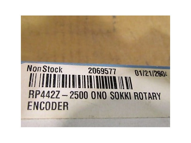 ONO Sokki RP442Z-2500 Rotary Encoder / NEW