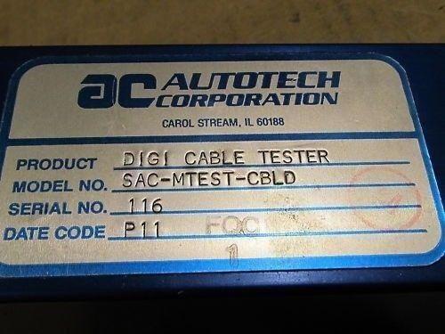 Autotech Corp Digi Cable Tester Sac-MTest-CBLD NIB