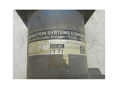BEI Industrial Encoder M/N H38D-3140-T2-AB2C-7406M12-LED-SC-UL P/N 924-01036-354