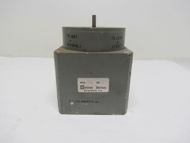 Solitron Devices Mierowave Div-Model 13548 Ser 676