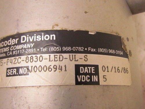 BEI Industrial Encoder H40B-10.000-M5-P4ZC-8830-LED-UL-S P/N 924-01018-017