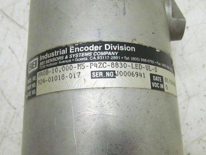 BEI Industrial Encoder H40B-10.000-M5-P4ZC-8830-LED-UL-S P/N 924-01018-017