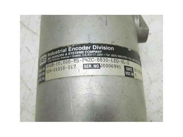 BEI Industrial Encoder H40B-10.000-M5-P4ZC-8830-LED-UL-S P/N 924-01018-017