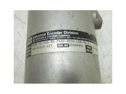 BEI Industrial Encoder H40B-10.000-M5-P4ZC-8830-LED-UL-S P/N 924-01018-017