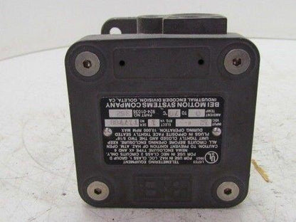 BEI Encoder H38D-10,2240-T5-ABZC-8830-LED-SC-UL-S P/N 924-01036-352